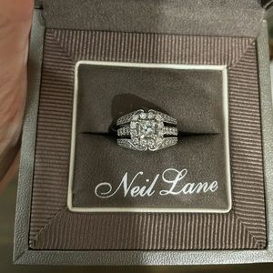 Neil Lane Diamond Engagement Ring and Band